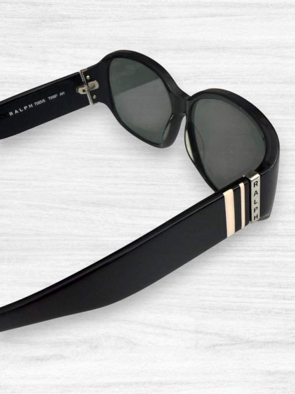 Ralph Ralph Lauren 7585/S Wrap Rectangle Sunglasses Frames Black 58□15 130 Women